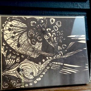 Monochrome Abstract Art Illustration